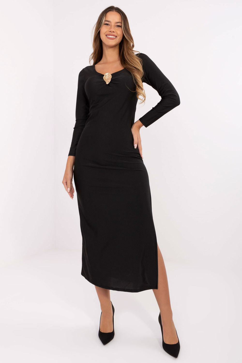 Midi evening dress
