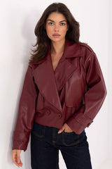 Leather coat