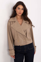 Leather coat