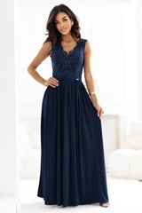 Lace evening dress