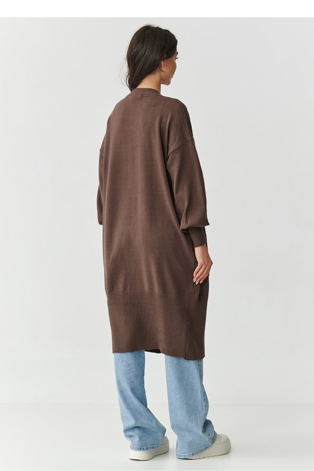 Oversize-kofta med fickor