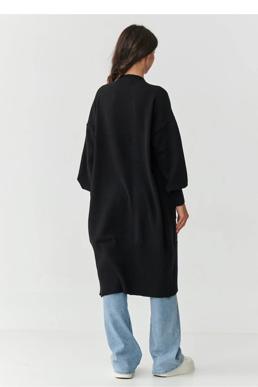 Oversize-kofta med fickor