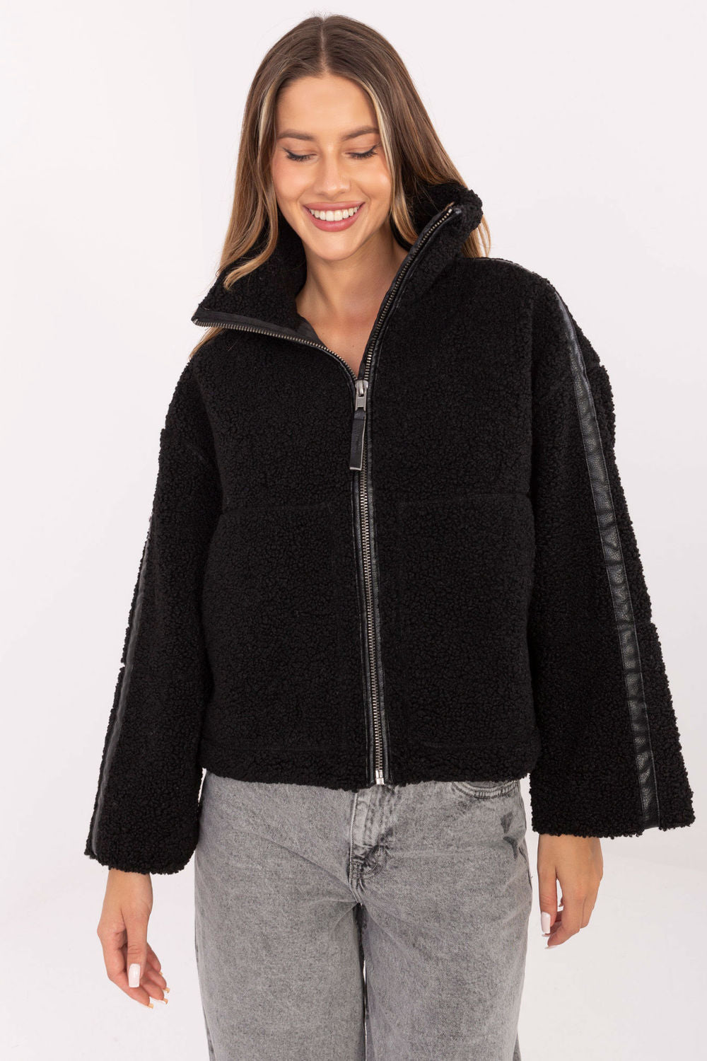 Faux fur coat