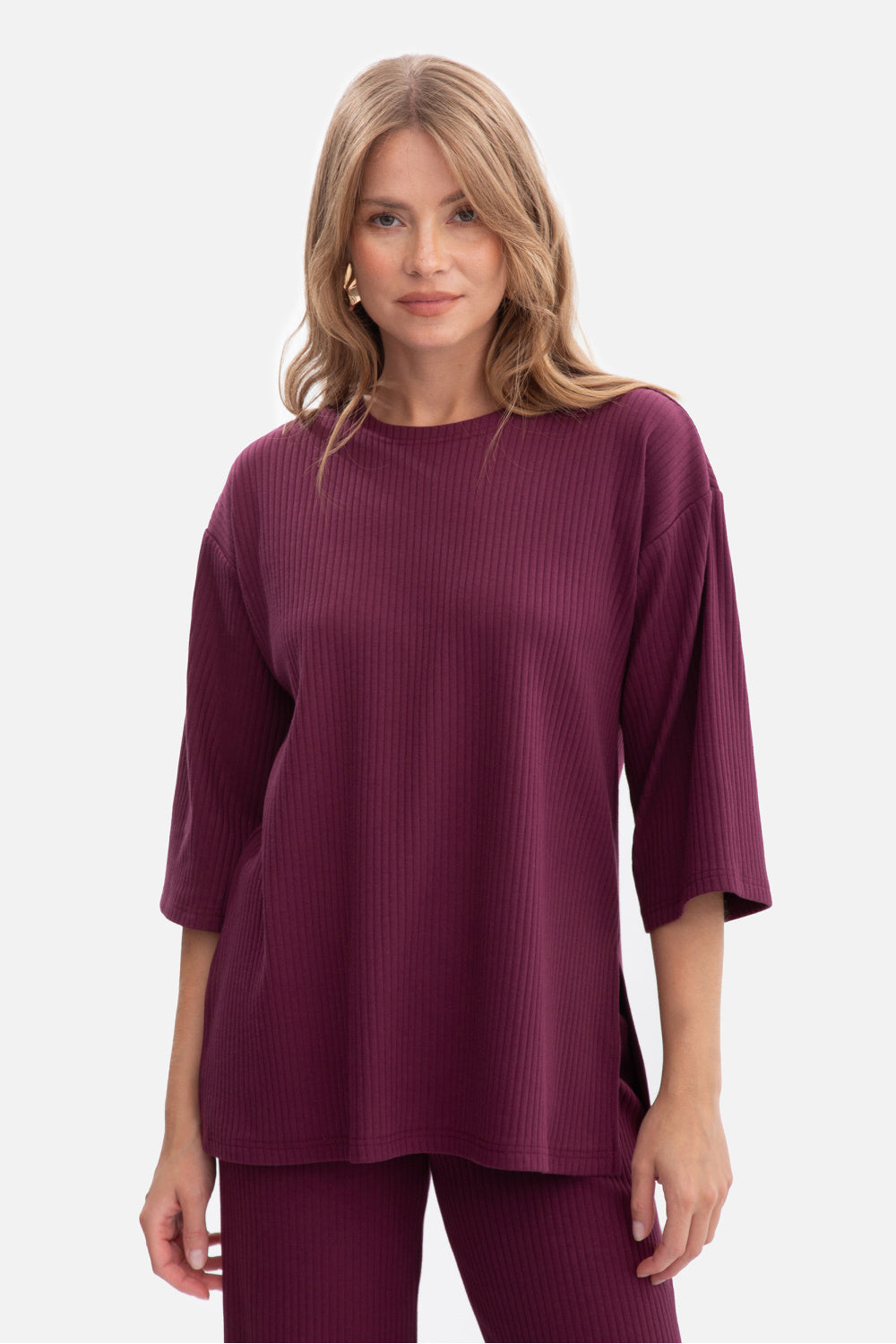 Ribbed blouse