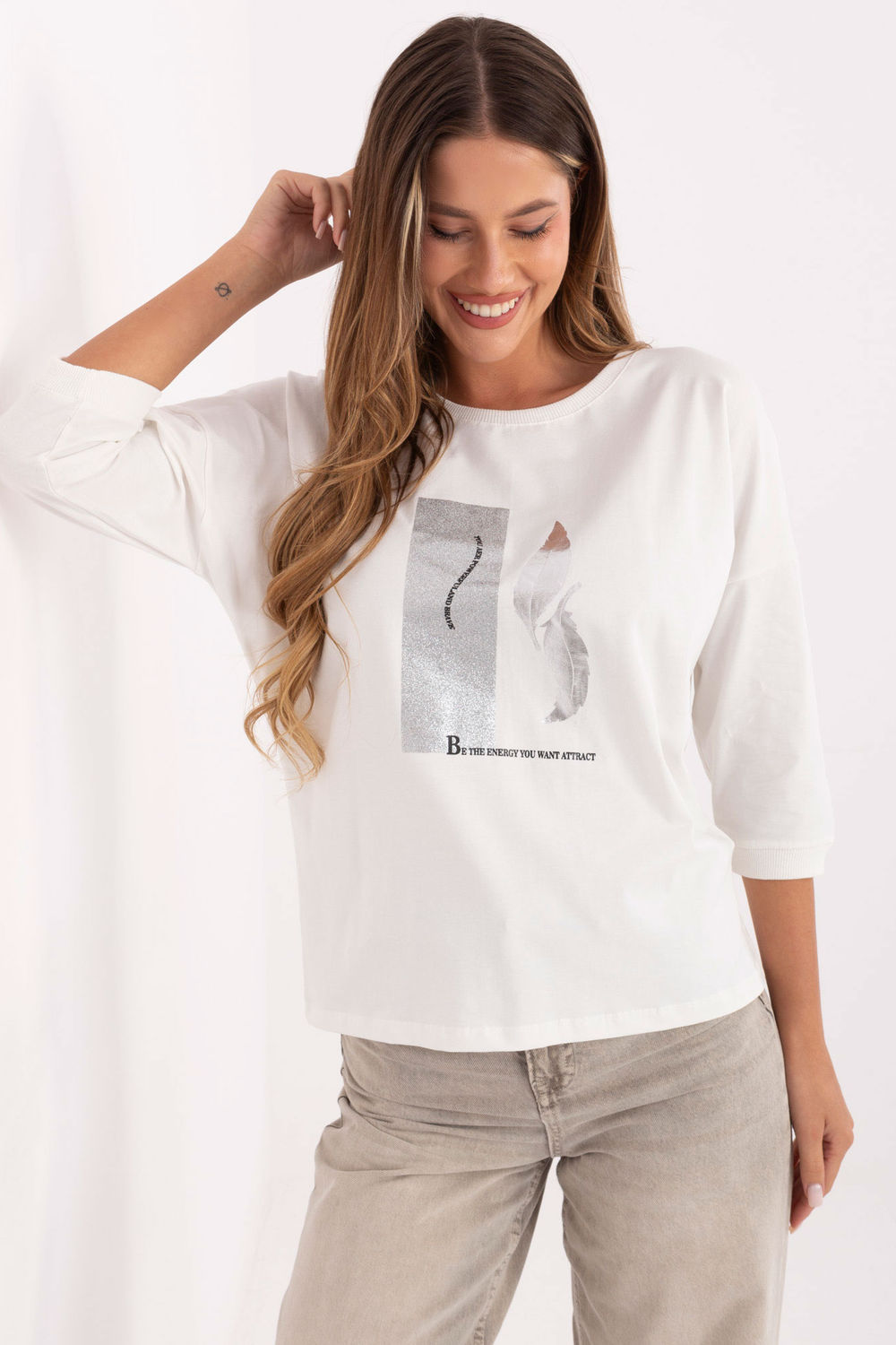 Metallic blouse
