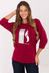 Metallic blouse