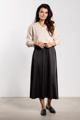 Satin skirt