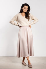Satin skirt