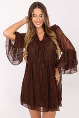 Lace evening dress