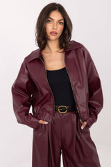 Leather coat