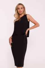 Lace evening dress