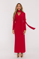 Knit evening dress
