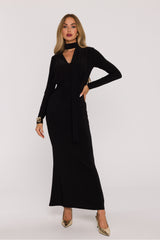 Knit evening dress