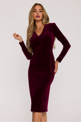 Velvet evening dress