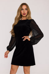 Velvet evening dress