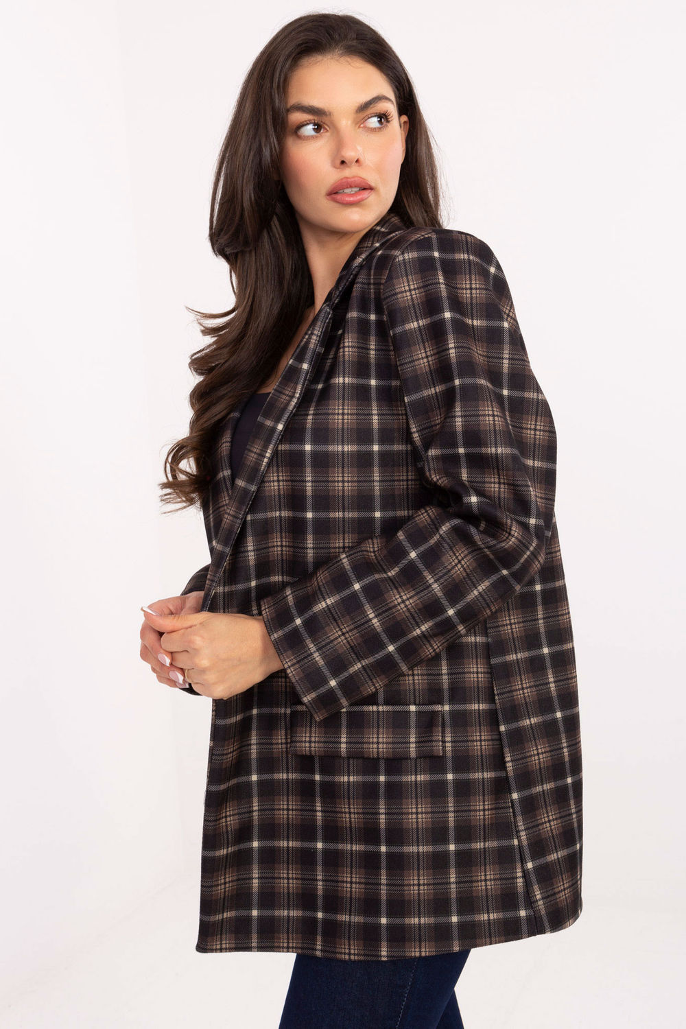 Checked jacket