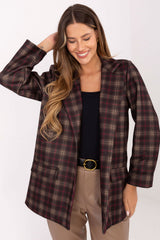 Checked jacket