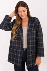 Checked jacket