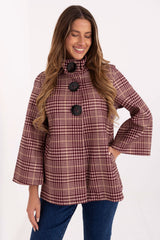 Checkered coat
