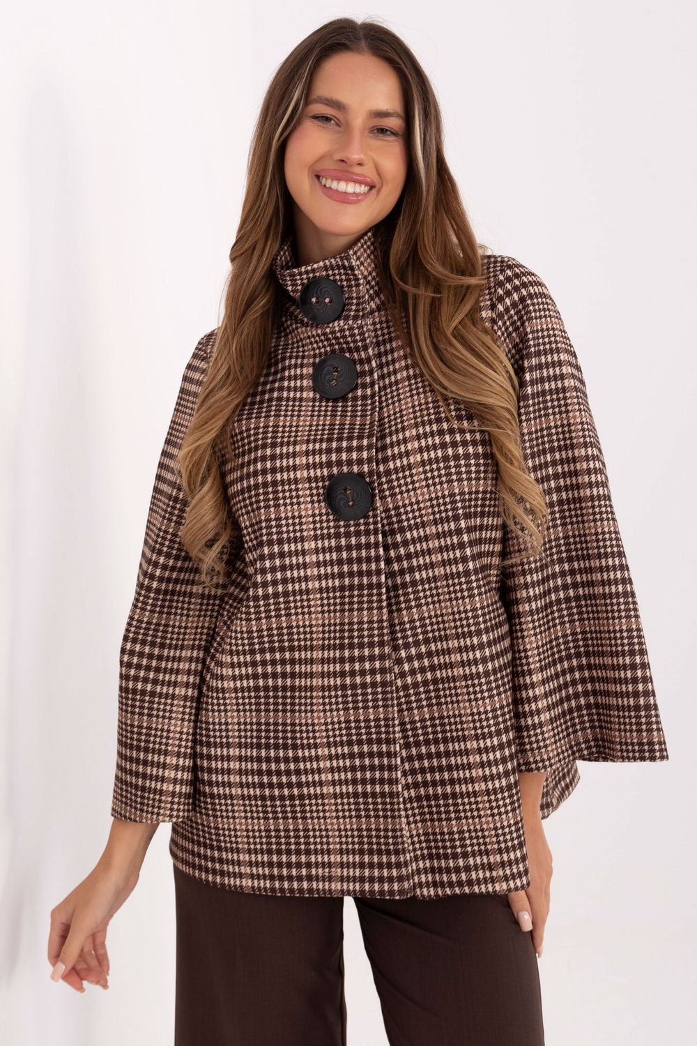 Checkered coat