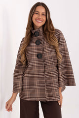 Checkered coat