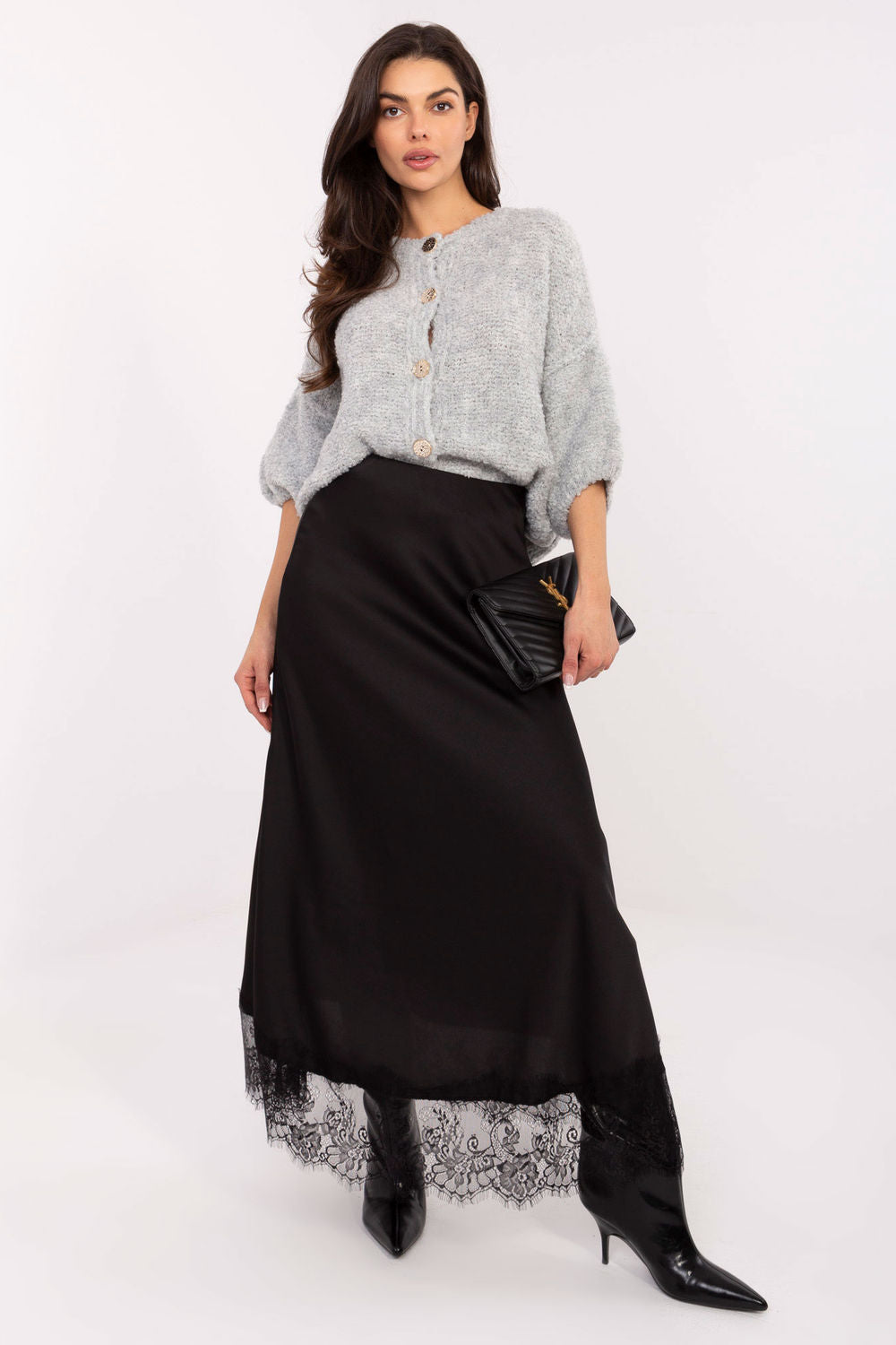 Satin skirt