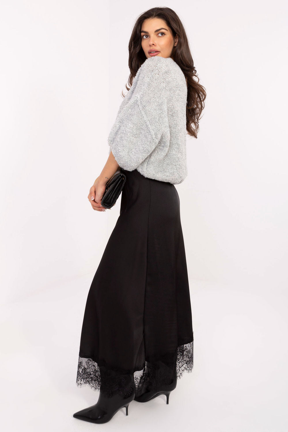 Satin skirt