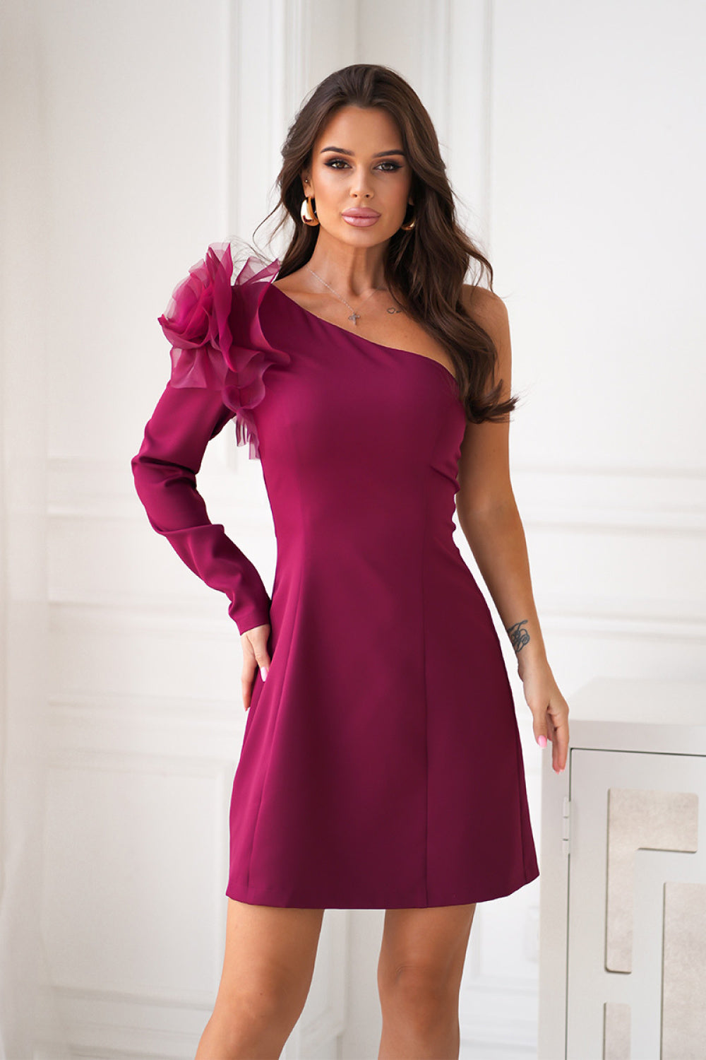Floral evening dress