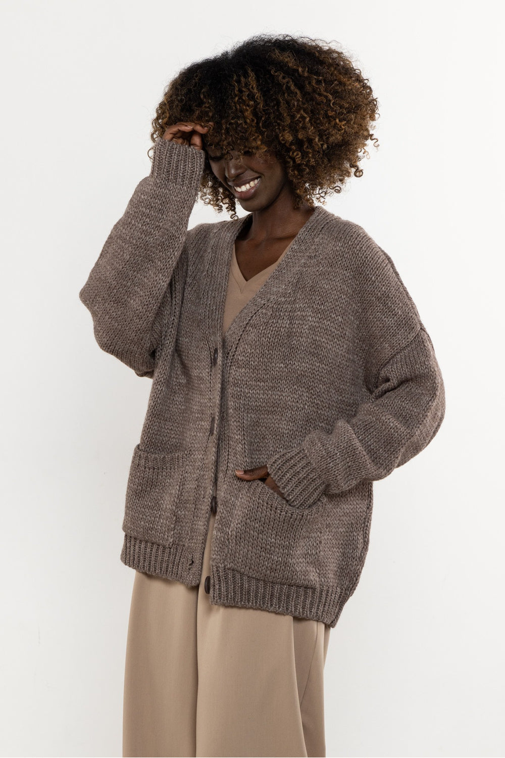 Wool cardigan