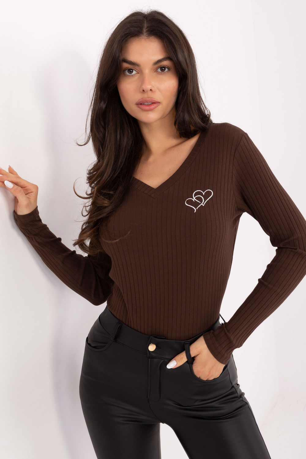 Ribbed blouse
