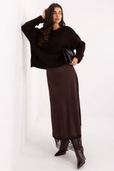 Satin skirt