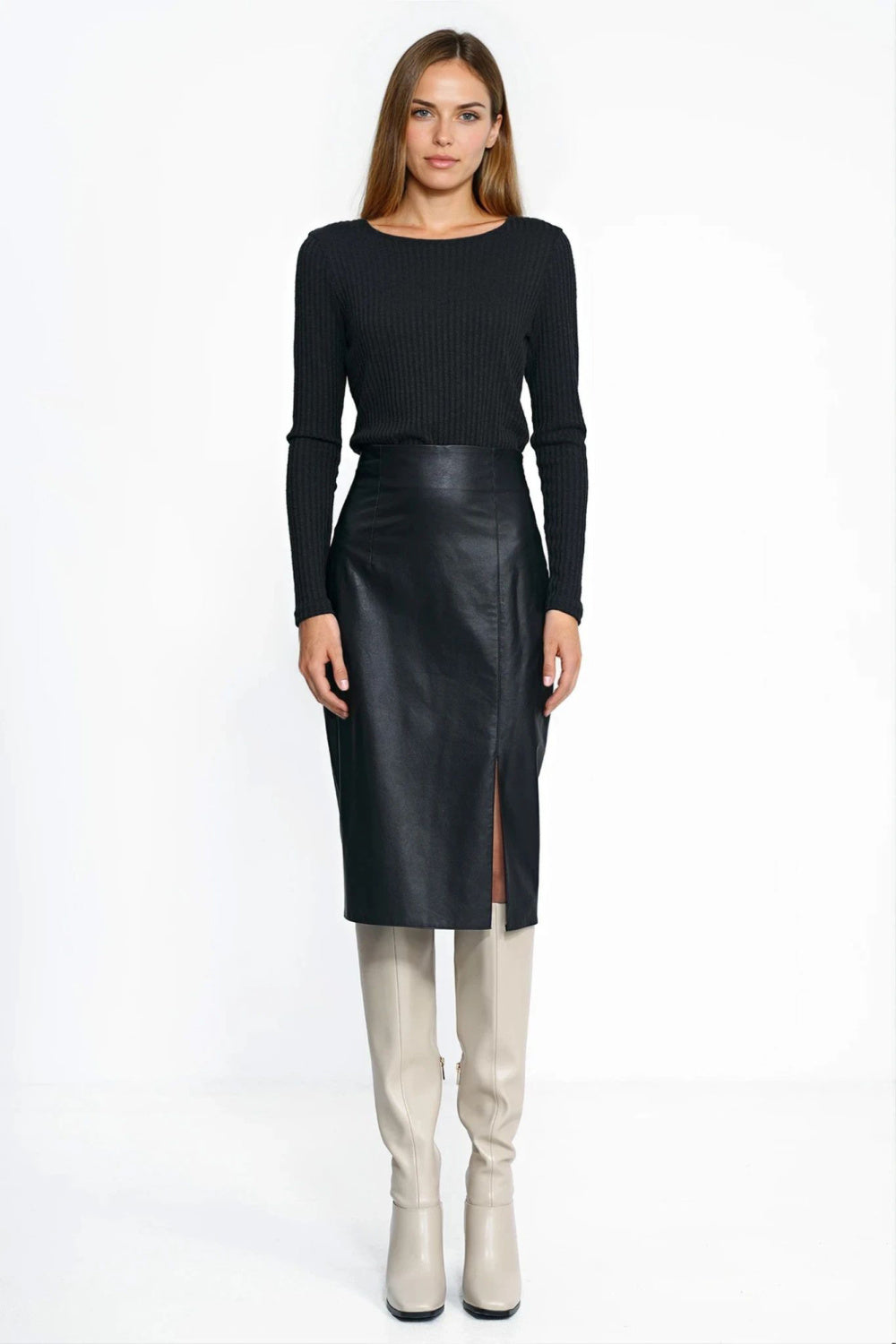 Leather skirt
