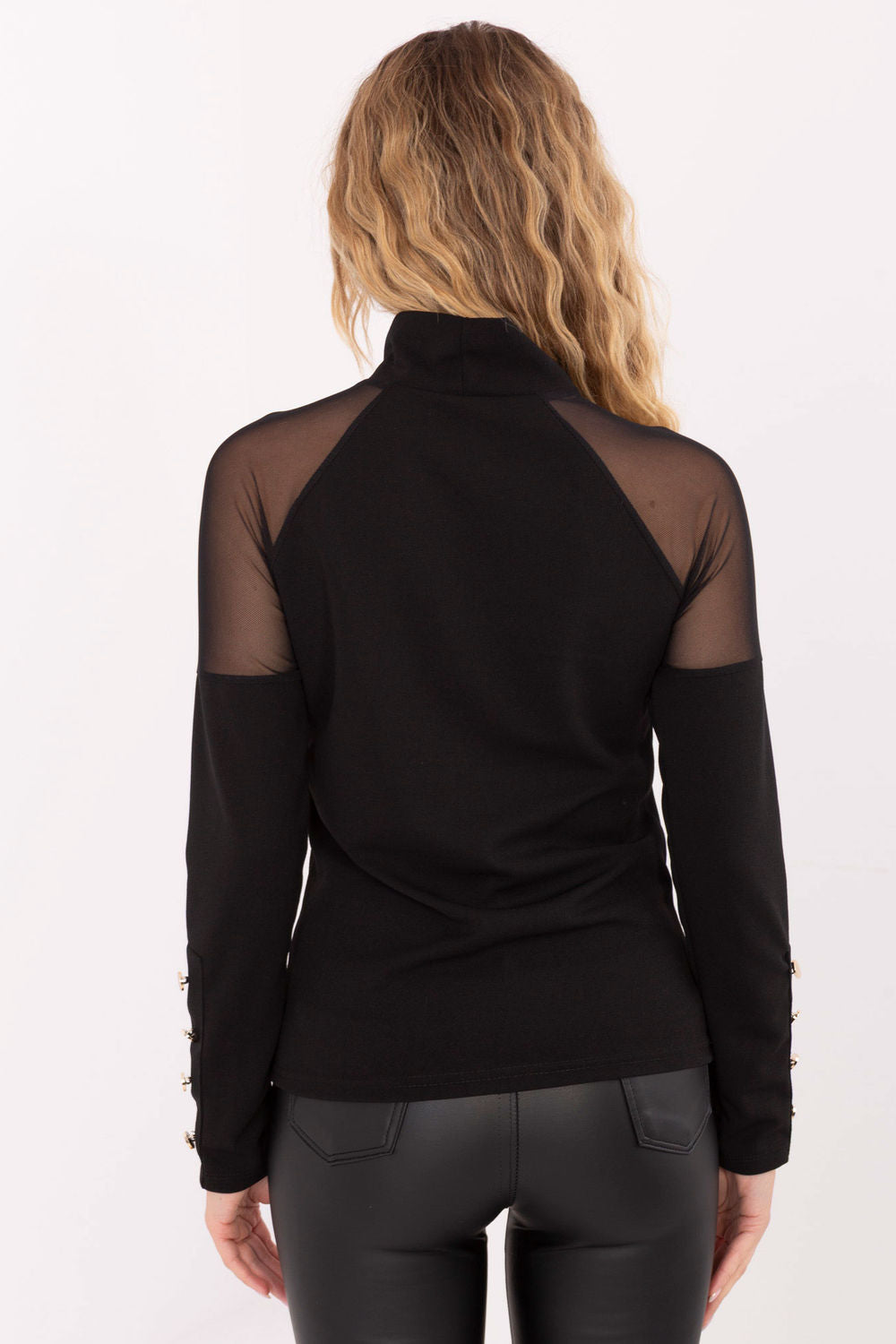 Brun elegant blus