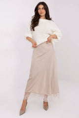 Satin skirt
