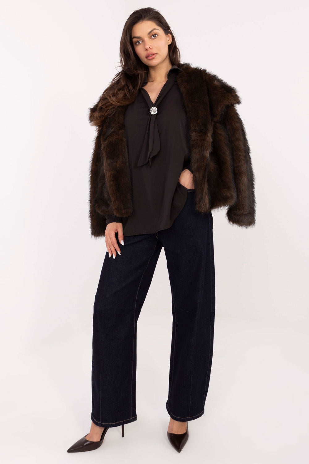 Polyester blouse