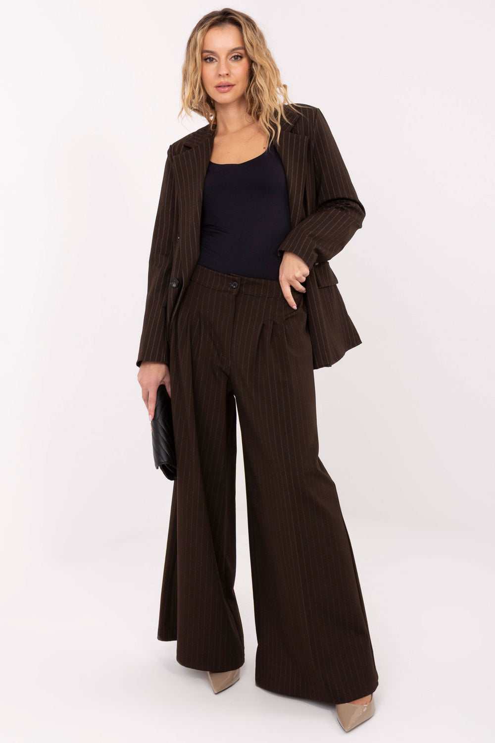 Striped trousers