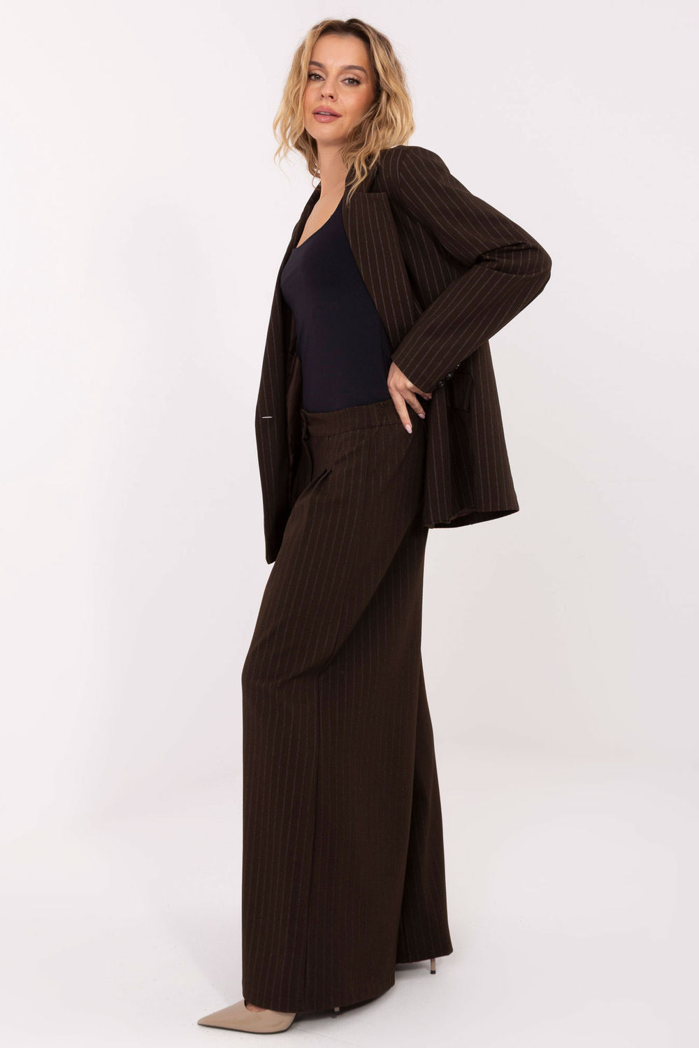 Striped trousers