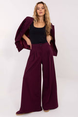 Striped trousers