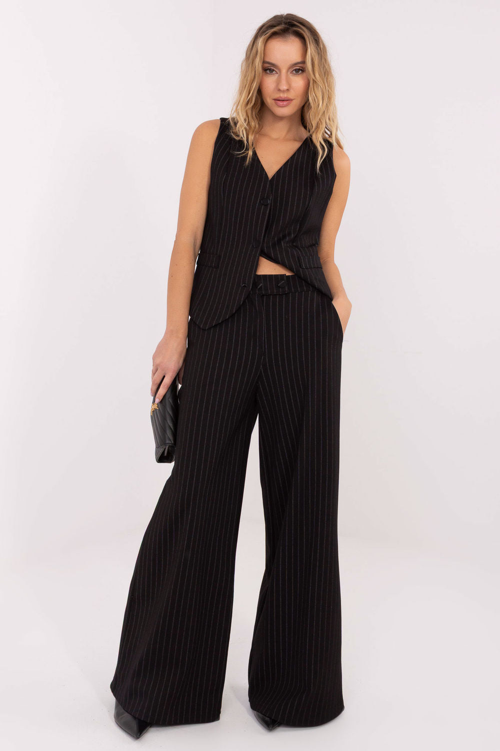 Striped trousers