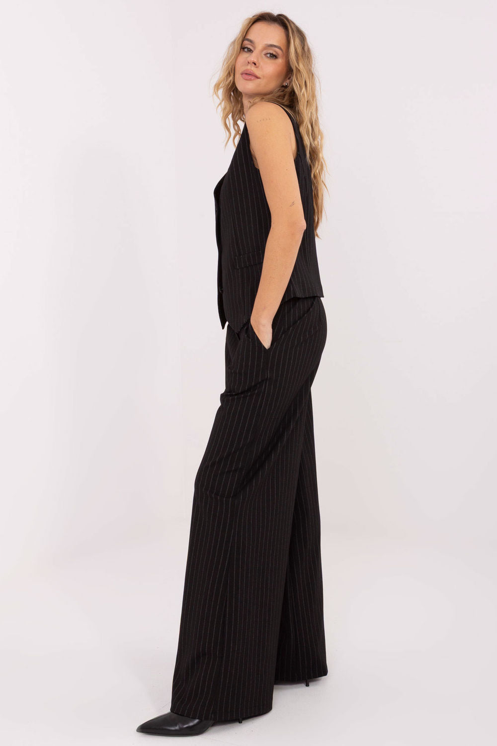 Striped trousers