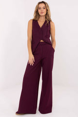 Striped trousers