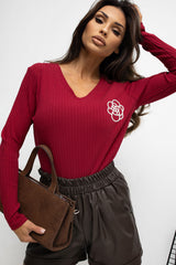 Ribbed blouse
