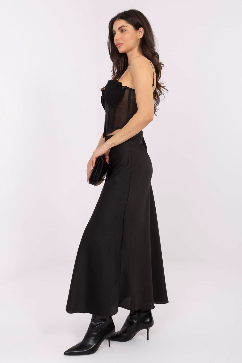 Satin skirt