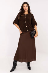 Satin skirt