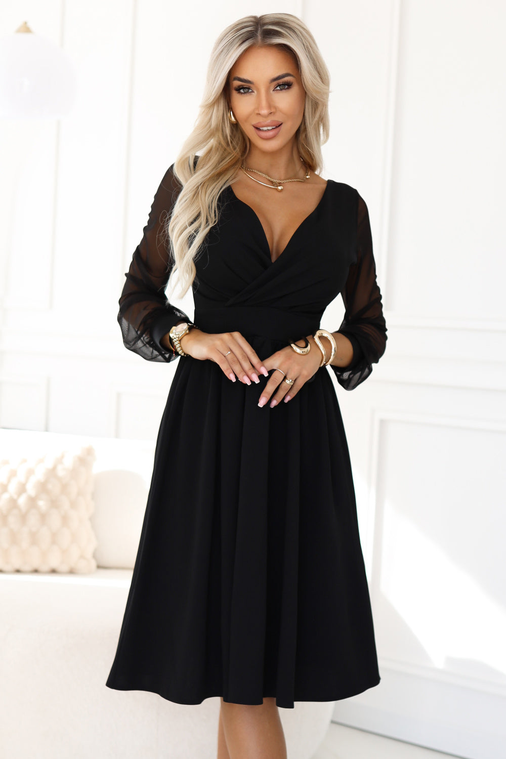 Tulle evening dress