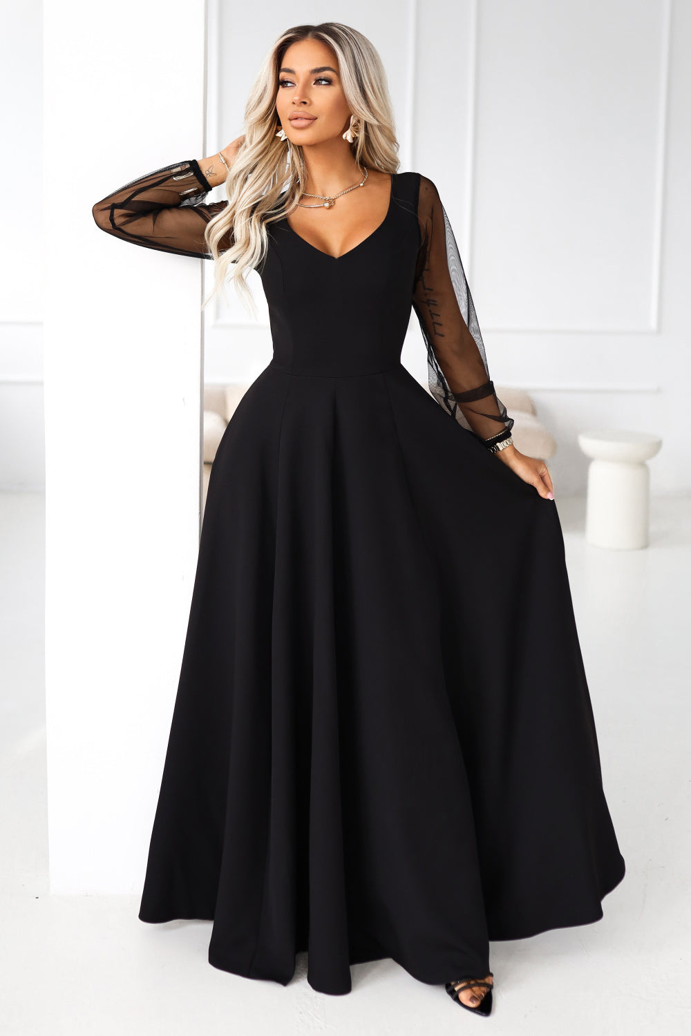 Tulle evening dress