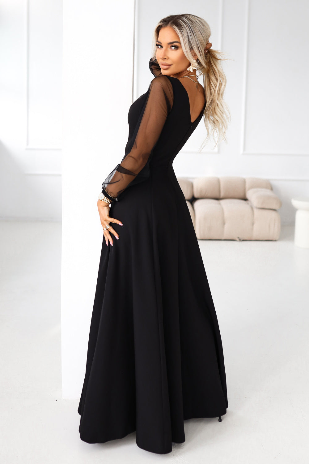 Tulle evening dress