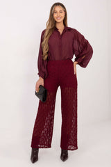 Lace trousers