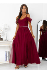 Tulle evening dress