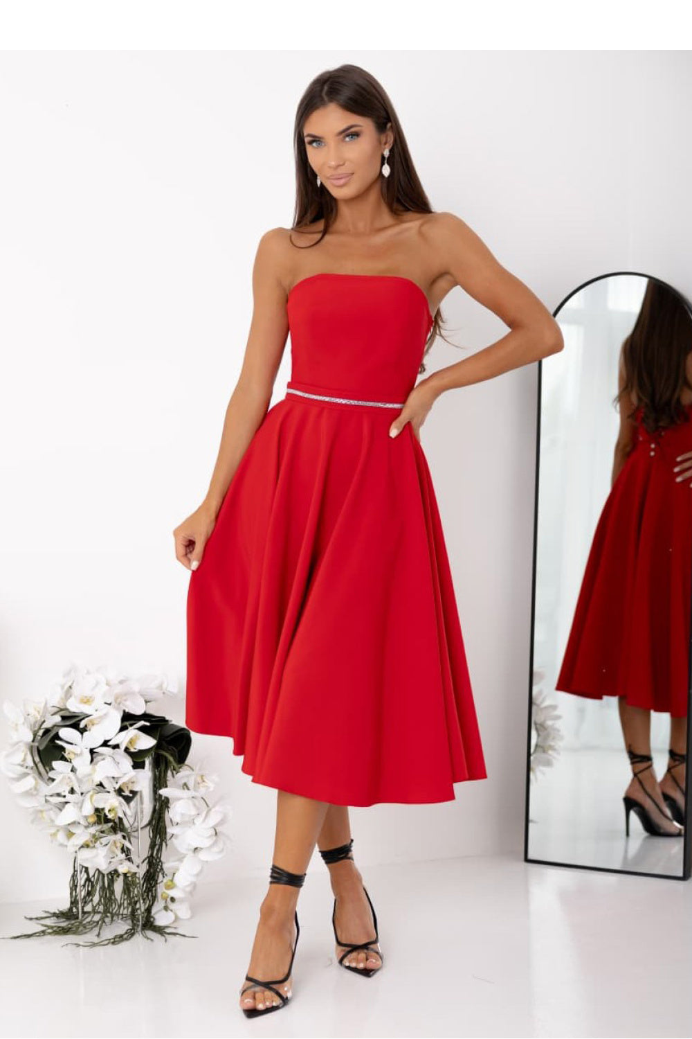 Sequin evening dress